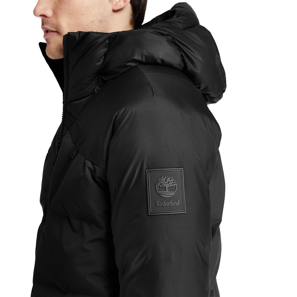 Timberland Mens Jackets Neo Summit Hooded Winter - Black - India CW3540682